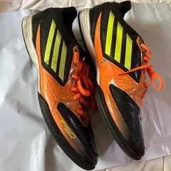 最終値下げ⭐︎adidas アディダス　シューズ　サッカー　スポーツ　26.0センチ黒オレンジの画像