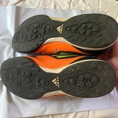 最終値下げ⭐︎adidas アディダス　シューズ　サッカー　スポーツ　26.0センチ黒オレンジの画像