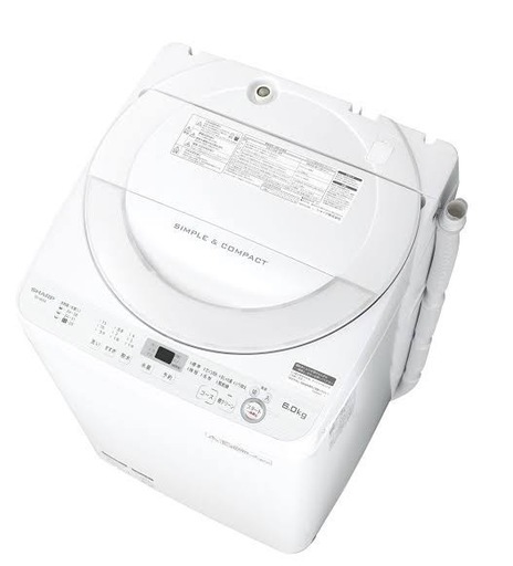 【SHARP】洗濯機 6kg