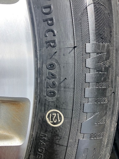ステップワゴン　スパーダ　純正ホイール　タイヤセット　205/60R16