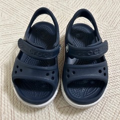 クロックス　ネイビー　サンダル　12cm