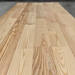 【DIYグレード大特価】信州赤松無垢フローリング無塗装品 1820×15×152(mm) 6枚入！在庫65ケースほどありますので複数の方へ販売できます。の画像