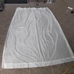 美品 ミラーレースカーテン ２枚組