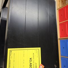 J9540　キャスター付きスチールラック　ブラック　クリーニング済み【リユースのサカイ柏店】の画像