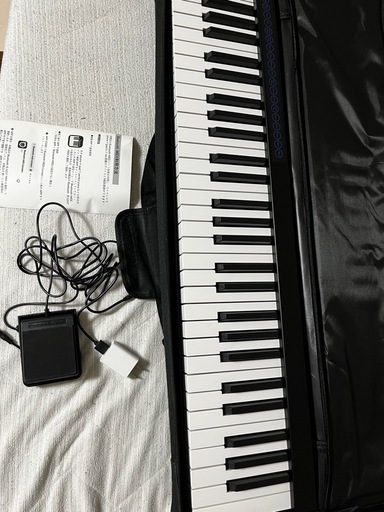 【ほぼ未使用】電子ピアノ 61鍵盤 Longeye 超小型キーボード ほぼ未使用】電子ピアノ 61鍵盤 Longeye 超小型キーボード