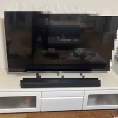 テレビ台　　白色