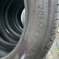 中古タイヤ　17インチ  4本の画像
