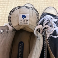 Ventela BT70’s High Black Natural 靴26.1cm の画像