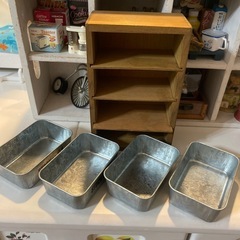 キャンセルの為再出品⭐︎★委託品★⭐︎ブリキ缶棚（廃盤）の画像