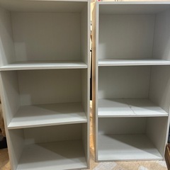 カラーボックス×2　の画像