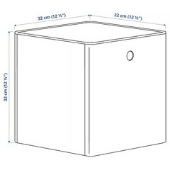 クッギス　IKEA 【3個】収納ボックス蓋付きの画像