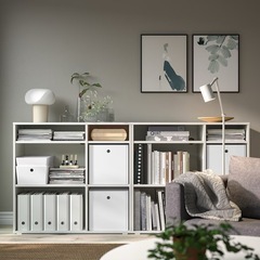 クッギス　IKEA 【3個】収納ボックス蓋付きの画像