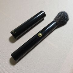 RELENT メイクブラシ  携帯用 キャップ付き フェイスブラシの画像