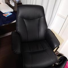 【超美品　5月いっぱいまで】オットマン付パーソナルチェアの画像