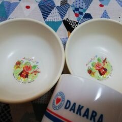 アンパンマン　お茶碗　味噌汁茶碗　コップ　中古　ベビー食器の画像