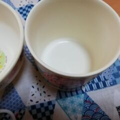アンパンマン　お茶碗　味噌汁茶碗　コップ　中古　ベビー食器の画像