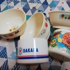アンパンマン　お茶碗　味噌汁茶碗　コップ　中古　ベビー食器