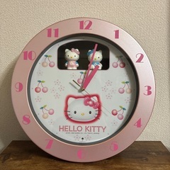 【㊗️ご成約】キティちゃん掛け時計