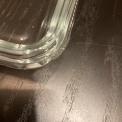 【お取り引き中】ガラス　タッパー(中)の画像