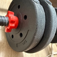 ダンベル　5kg✖️2個セット　重さ調節加納の画像