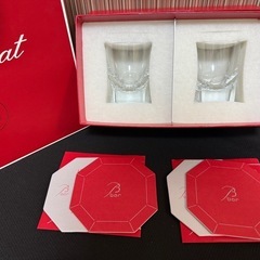 Bccarat バカラ プルトン 復刻版 2客セット 付属品完備の画像
