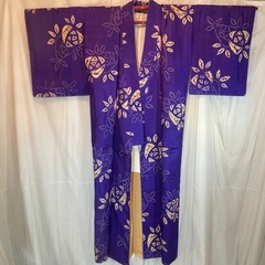 アンティーク着物 身丈143cm 昭和モダン