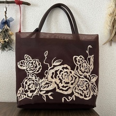 【新品未使用】花柄のオシャレなバッグ