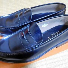 HARUTA ローファー 9064 黒 28.0cmの画像