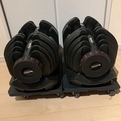 【最終値下げダンベルホームジム完成セット！】可変ダンベル40kg×2＋ベンチ【終了間近！】の画像