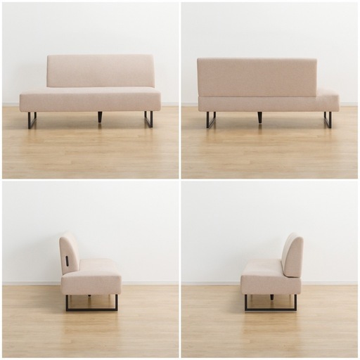 美品 定価59,900円 ✨️ ニトリ 分解可能✨️ 傷・汚れに強いファブリックリビングダイニングソファ 右寄せタイプ ♡♡