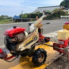 ヤンマー　管理機　向井工業  ごんべえ　種蒔管理機　牽引式 種ま...