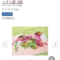 お弁当箱　重箱　リオパック　２段　サンコープラスチック　３〜４人用の画像