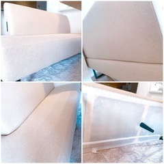 美品 定価59,900円 ✨️ ニトリ 傷・汚れに強いファブリックリビングダイニングソファ 右寄せタイプ ♡♡の画像