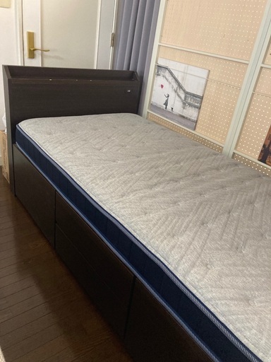 ニトリ収納付きシングルベッド広島市内の方は無料で差し上げます。