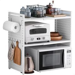 42-F　未使用/新品　アウトレット　レンジ上ラック 幅45-7...