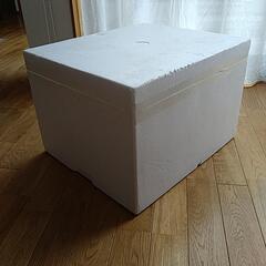 大きな発泡スチロール箱