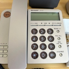コードレス、留守電
付き電話