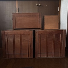 木箱　人形用　雛人形の入っていた箱　古道道具