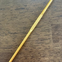 【中古】編み棒 3号 3mm 金属製 ゴールド 1本