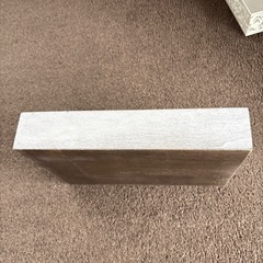 木製小物入れホワイトの画像