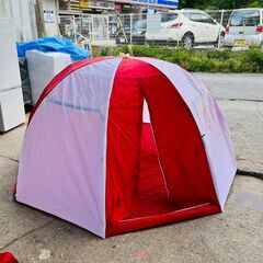 【❗️✨屋外イベントや海キャンプに！✨❗️】赤白カラー ワンタッ...
