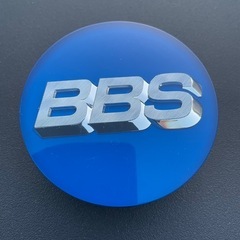 BBS センターキャップ　エンブレム　レアな青銀