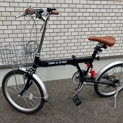 美品 コムサデモード　折りたたみ自転車　