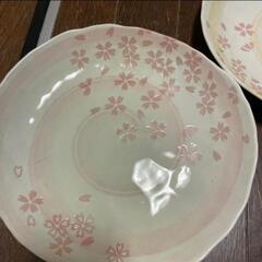 新品未使用品 和皿 桜模様食器 5枚セットの画像