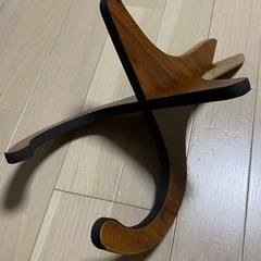 ウクレレ スタンド 木製 ミニギター マンドリン バイオリンの画像