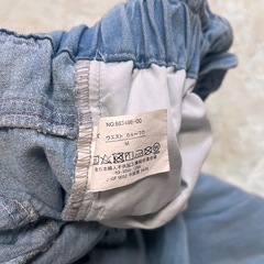 ストレートデニムパンツ Mの画像