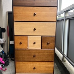 【お取引中】収納タンス