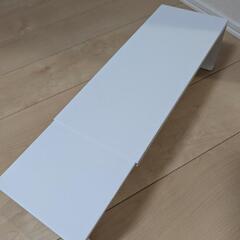 Tower　洗濯機隙間ラック（ホワイト）の画像