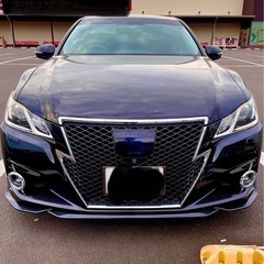 クラウンアスリート　ハイブリッドG  上級　グレード　フルエアロ　ヒッチメンバー　全周囲カメラ　本革シート　車高調　車検1年以上　　の画像