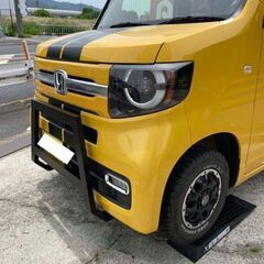 N-van フロントグリルーガード　バンパー　マッドブラック